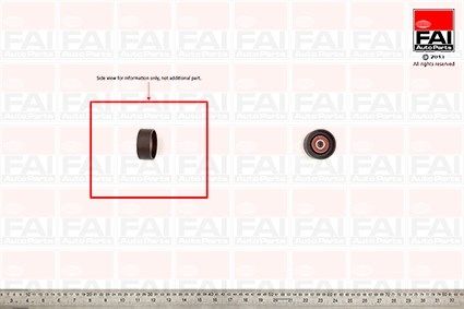 FAI AUTOPARTS Ohjainrulla, hammashihna T1264